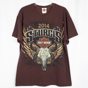 HARLEY DAVIDSON Sturgis bull skull tee